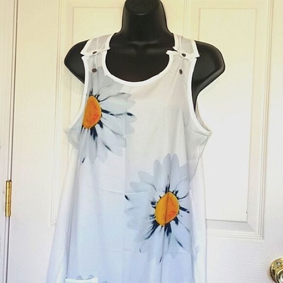 SUNFLOWER Summer Rave Sundress Bikini Cover-up Size Medium - Picture 2 of 5